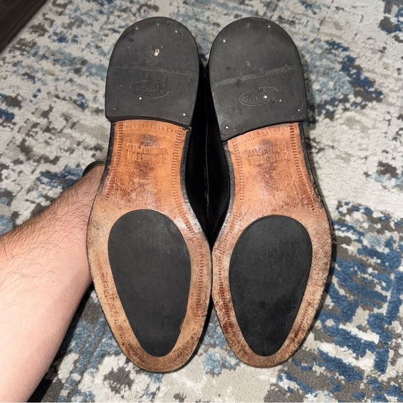 Johnston & Murphy Black Tassel Loafers